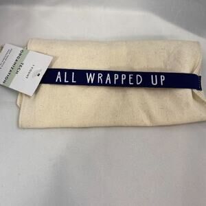 Target “all wrapped up” natural canvas tech organization pouch bag